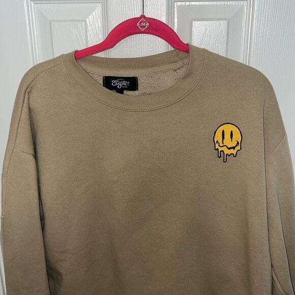 Sweatshirt with Yellow Smiley Patch - Picture 2 of 5